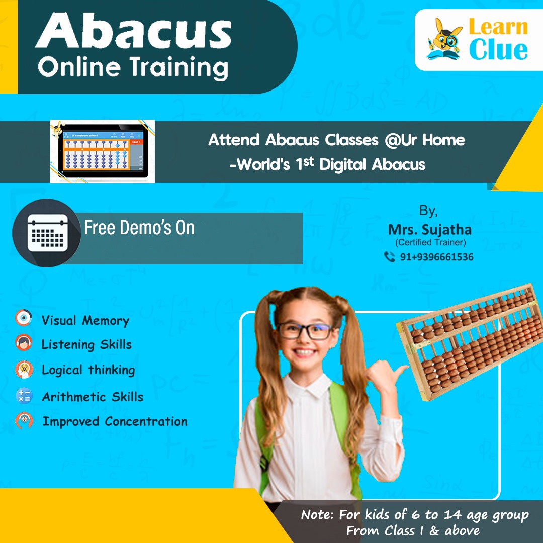 Abacus online classes | Learnclue