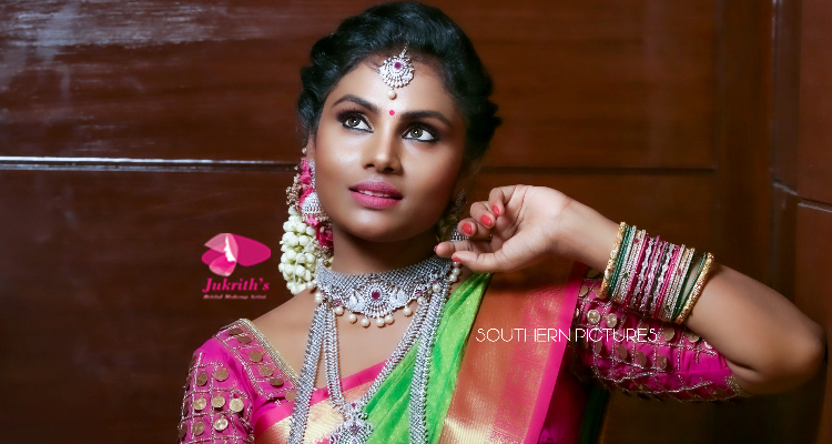 ssJukrith Best Professional Bridal Makeup Artist in Chennai