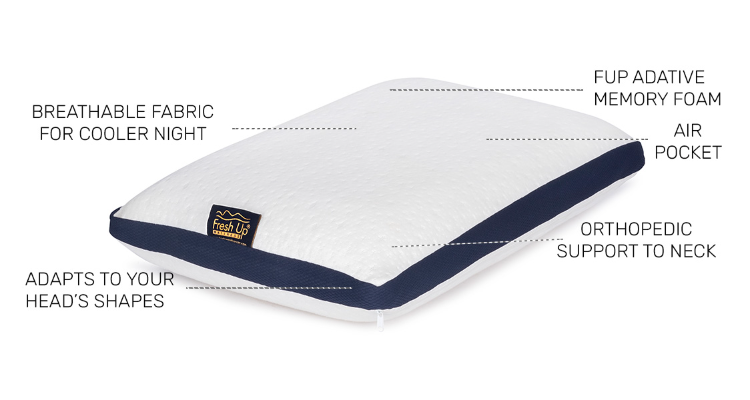 Buy Memory Foam Pillow on Online Store in India | Fresh Up Mattresses