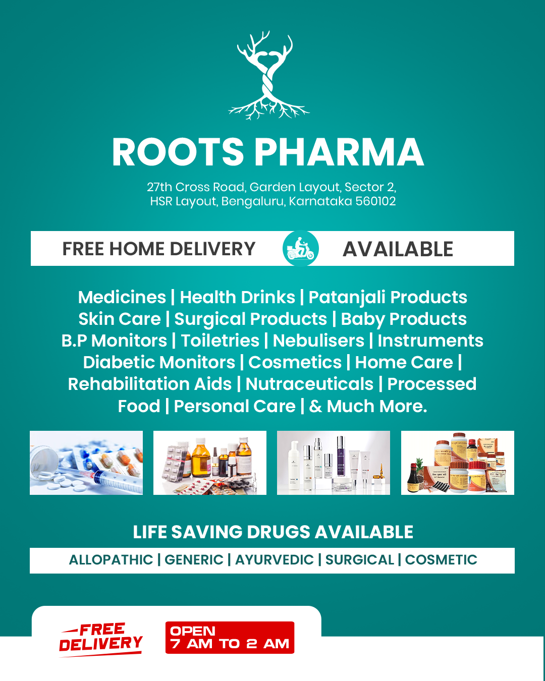 Roots Pharma - HSR Layout