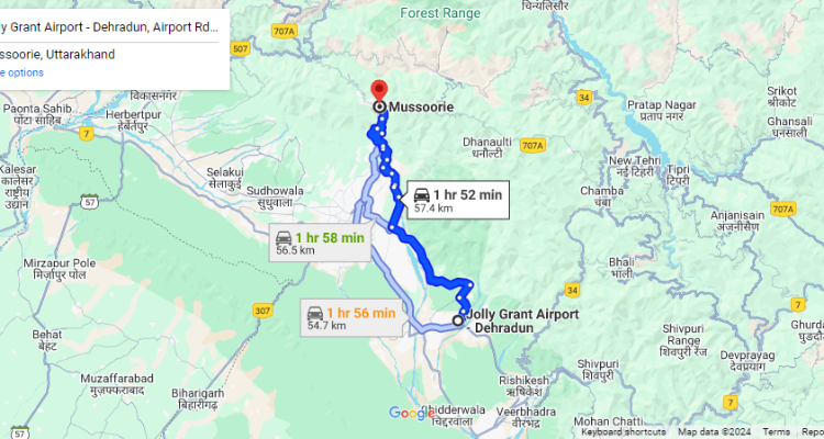 ssJolly Grant Airport to Mussoorie Taxi