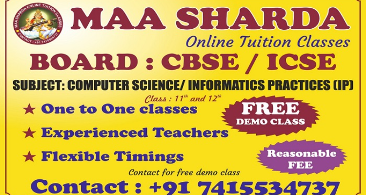 ssMAA SHARDA ONLINE TUITION CLASSES