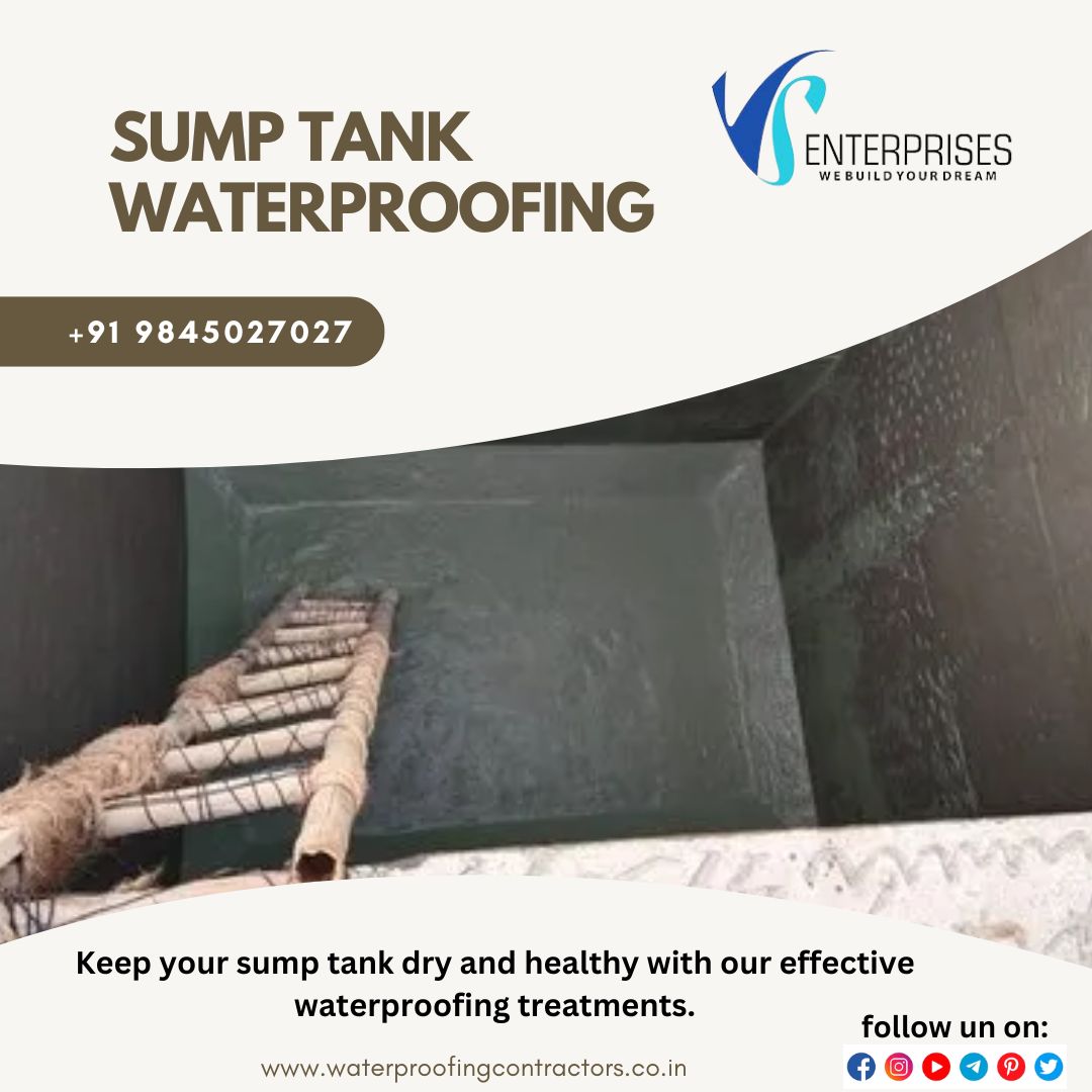 Water tank waterproofing contractors whitefield in Bangalore