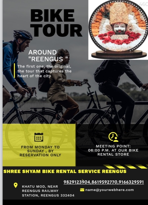 Shree shyam bike rent service Reengus, ringus