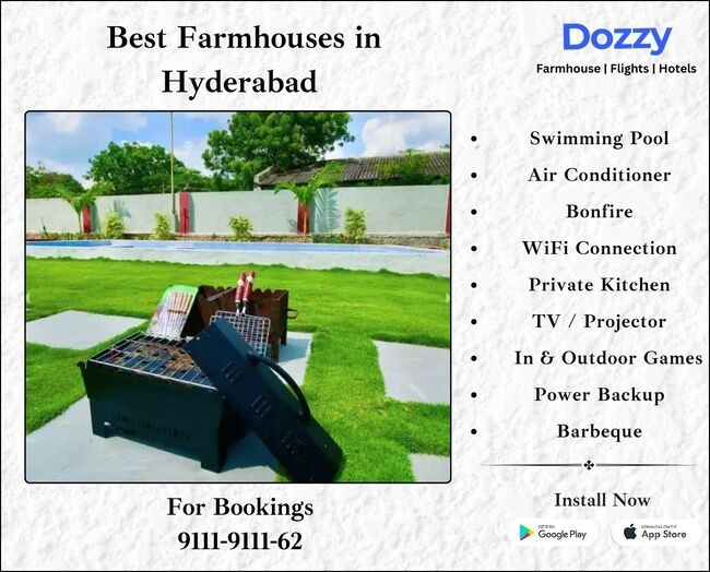 Luxury Farmhouse for Couples in Hyderabad