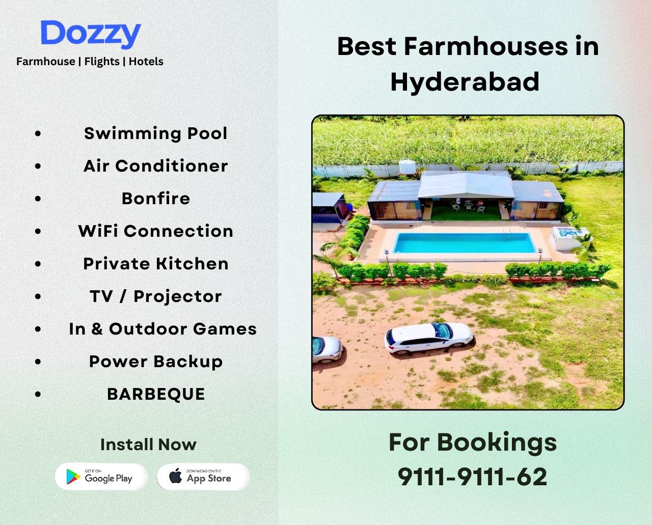 Dozzy Farmhouse for cultural events